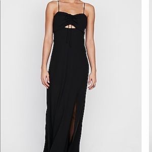 Express NWT Front cut out maxi length dress